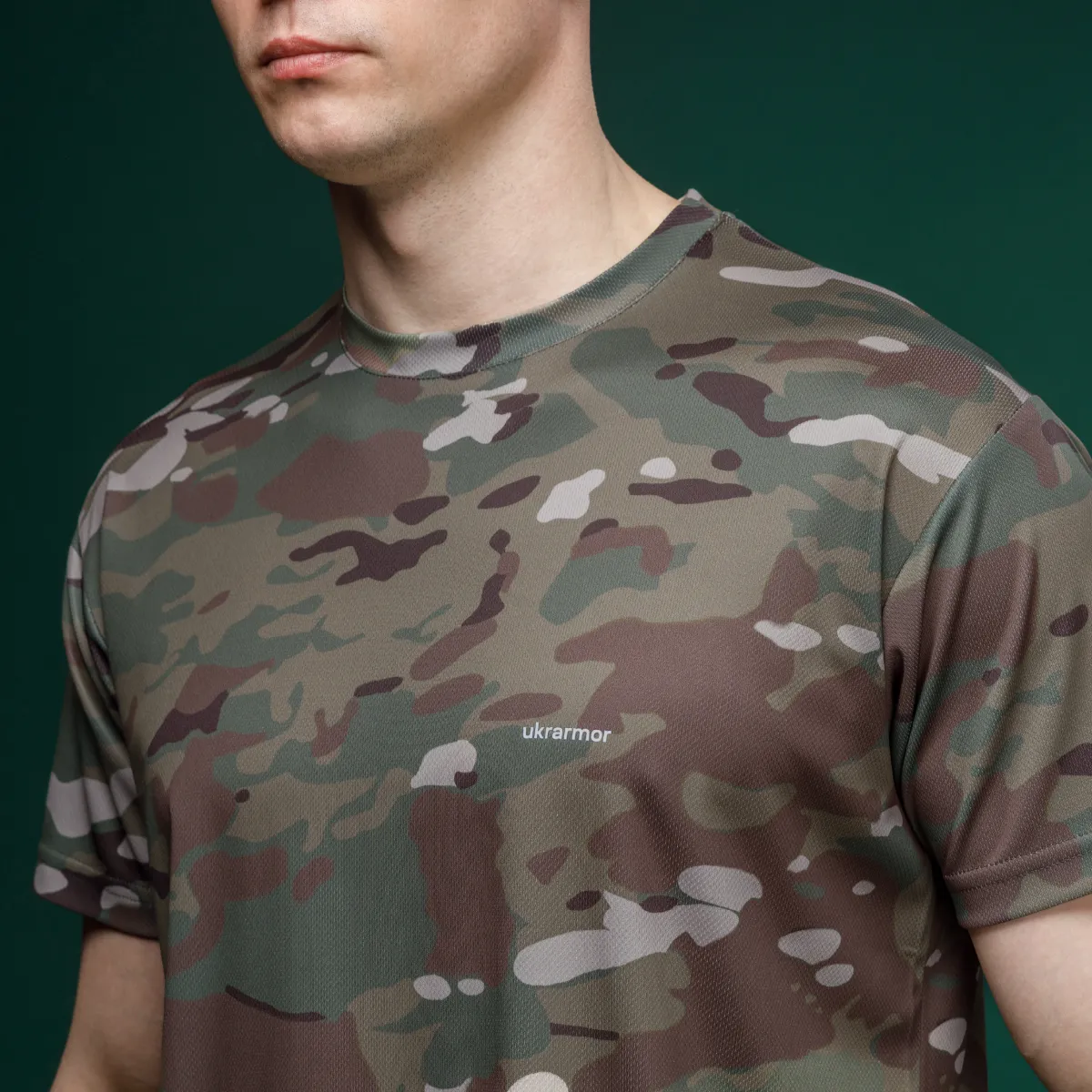 Футболка сітчаста AIR Coolmax. Легка та добре відводить вологу. Мультикам 3