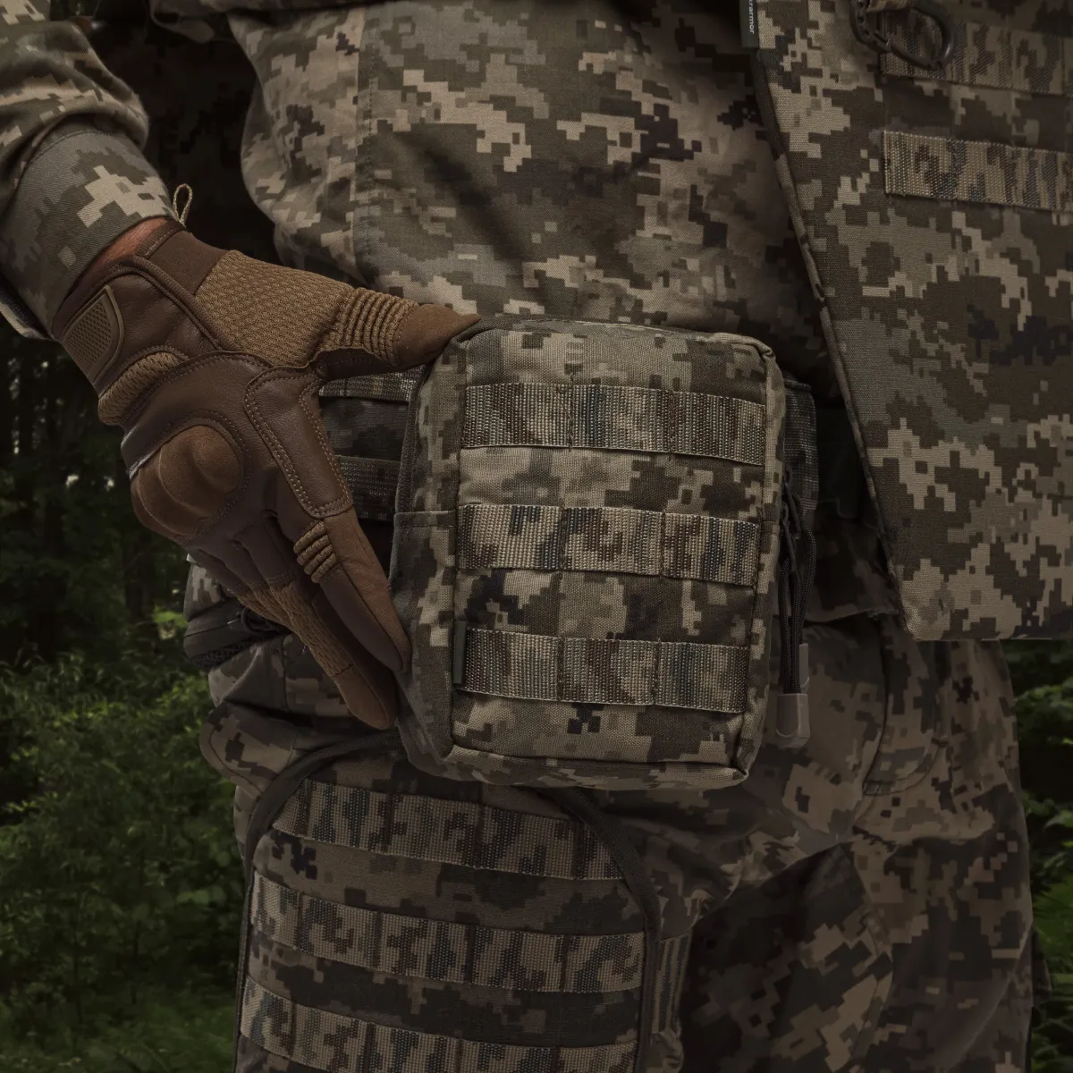 Підсумок утилітарний L. Кріплення Molle. Cordura 1000. Піксель (мм-14). 3