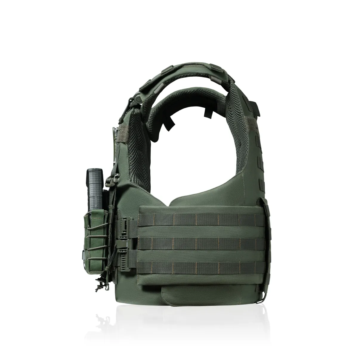 Бойовий бронежилет IBV-1. Вага 3.1 кг. Збільшена площа захисту. Олива. S/M 7