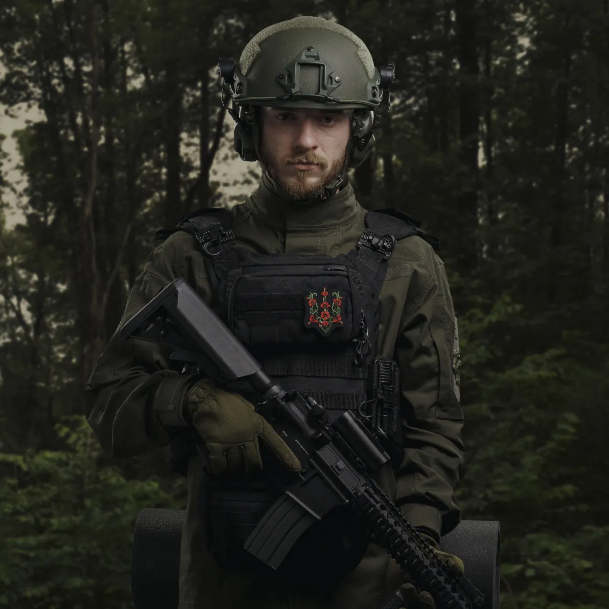 Нагрудний адмін підсумок. Cordura 1000. Кріплення Molle. Чорний 3
