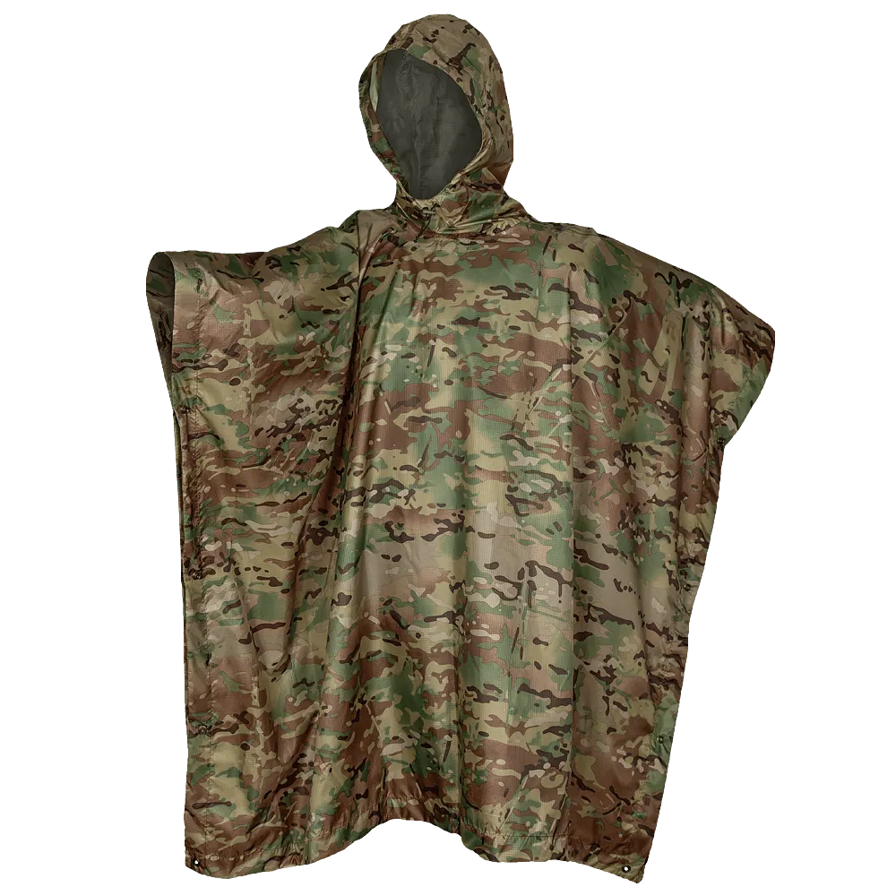 Пончо Piligrim. Вологостійке з військовим забарвленням. Мультикам