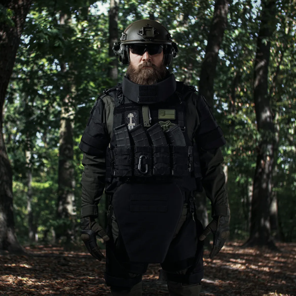 Балістичний захист шиї Gen 2 (та верхньої частини спини) 2-го класу. Чорний 4