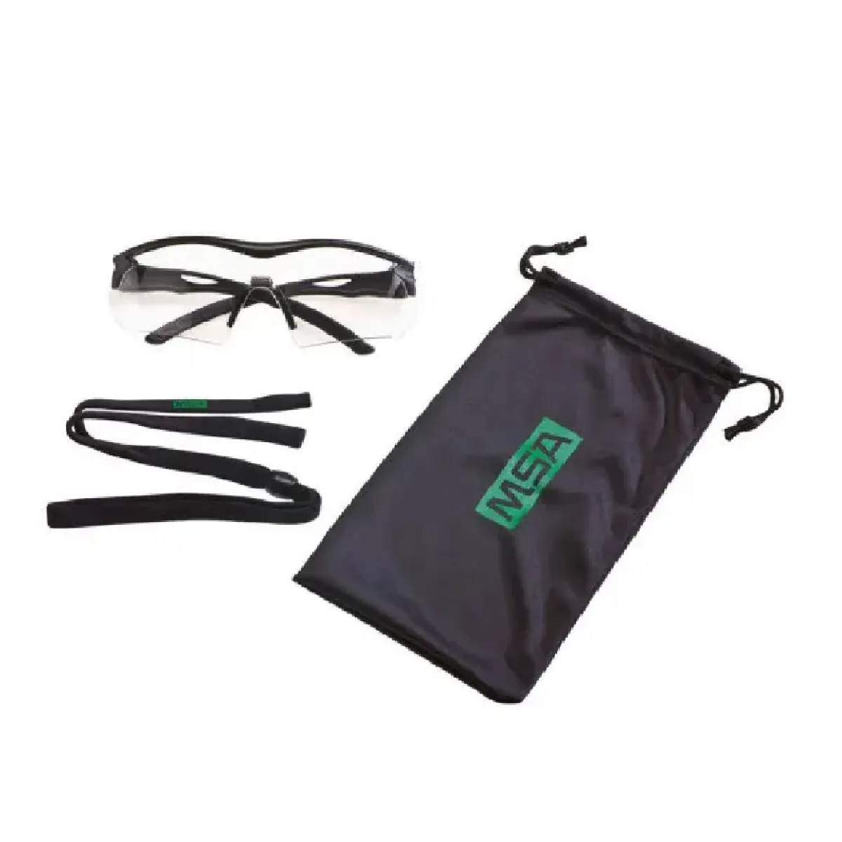 Тактичні окуляри MSA Sordin Racers з покриттям Sightgard. Одинарна лінза. Прозорі 2