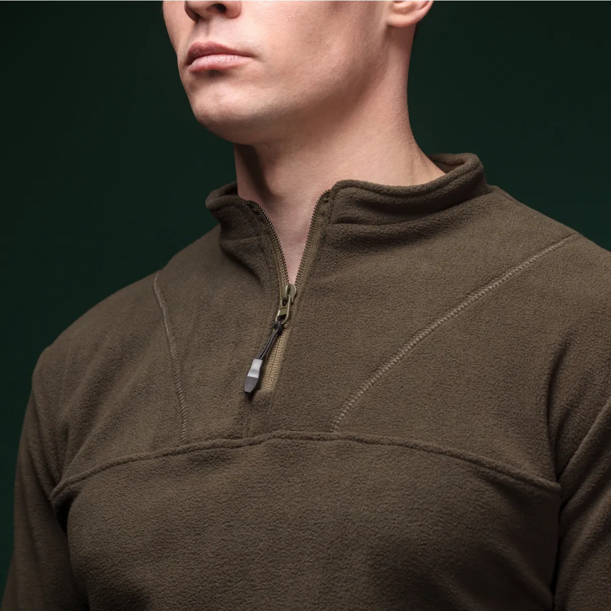 Флісова тактична кофта Garrison Fleece Ranger Green. Temperature control, polyester 3