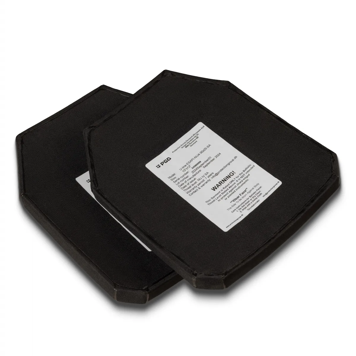 Керамічні бронеплити NIJ Level IV (ESAPI) PGD ​​U-line (комплект). Вага 5.9 кг. Розмір 25 × 30 см 8