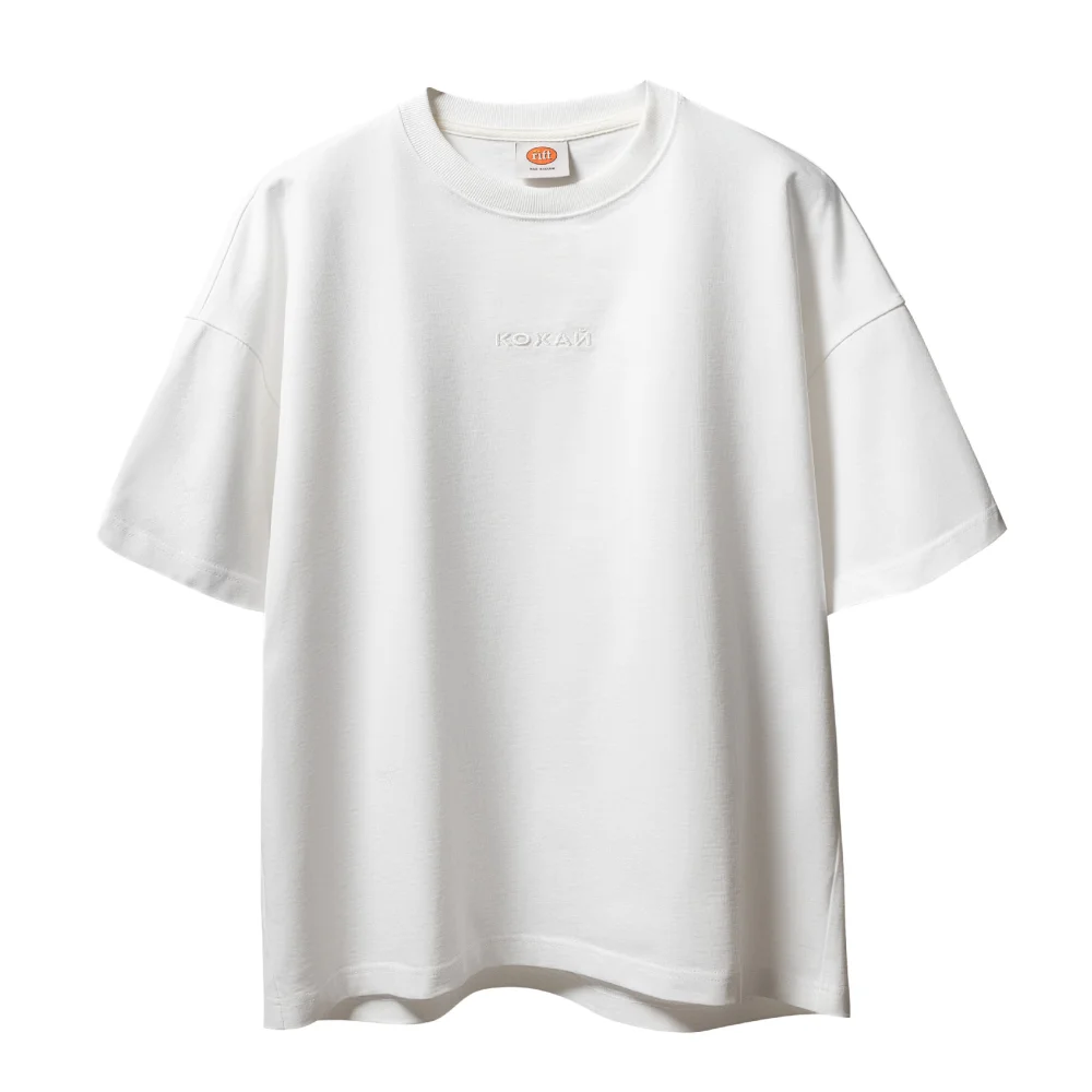 Футболка «Кохай» від Rift. Oversize. Молочний