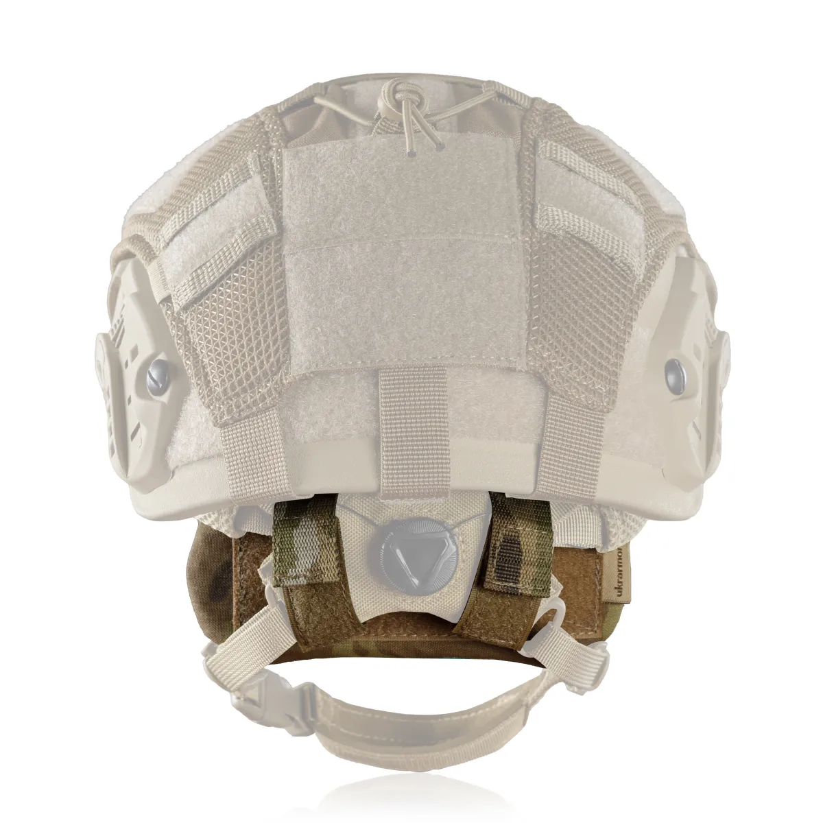 Балістичний захист потилиці (з кріпленням на шолом) 2-го класу захисту. Мультикам 8