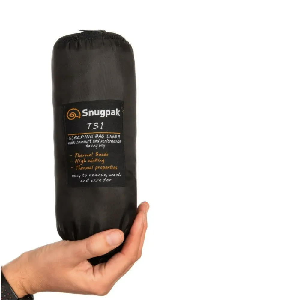 Вкладиш у спальник Snugpak TS1 Liner, 215 x 72 x 60 см. Чорний 3