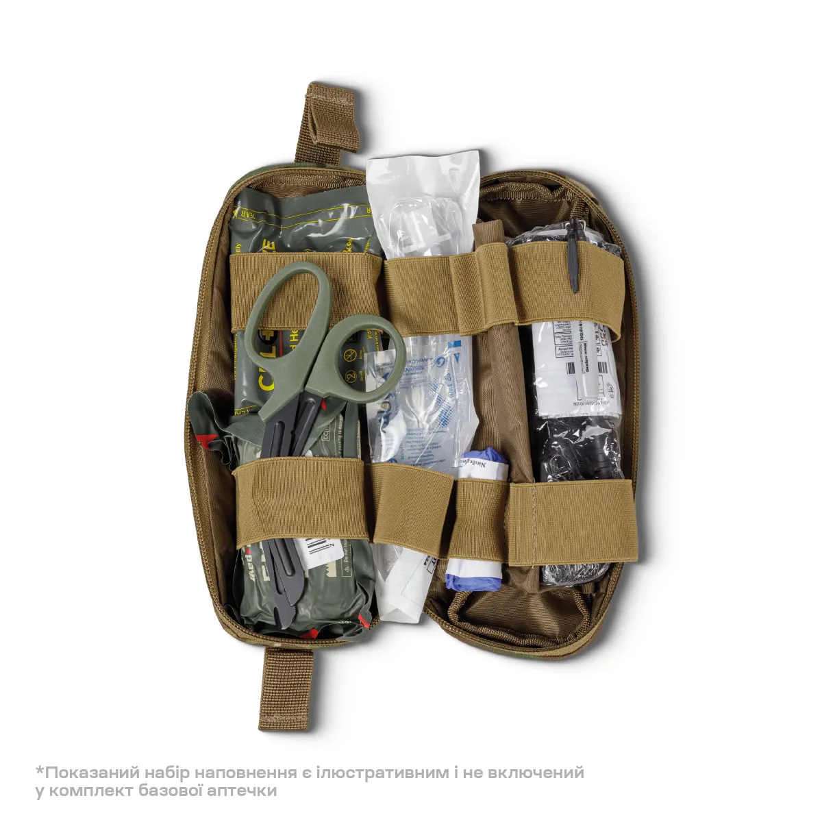 Аптечка тактическая горизонтальная Slim MP, влагостойкая. Мультикам 4