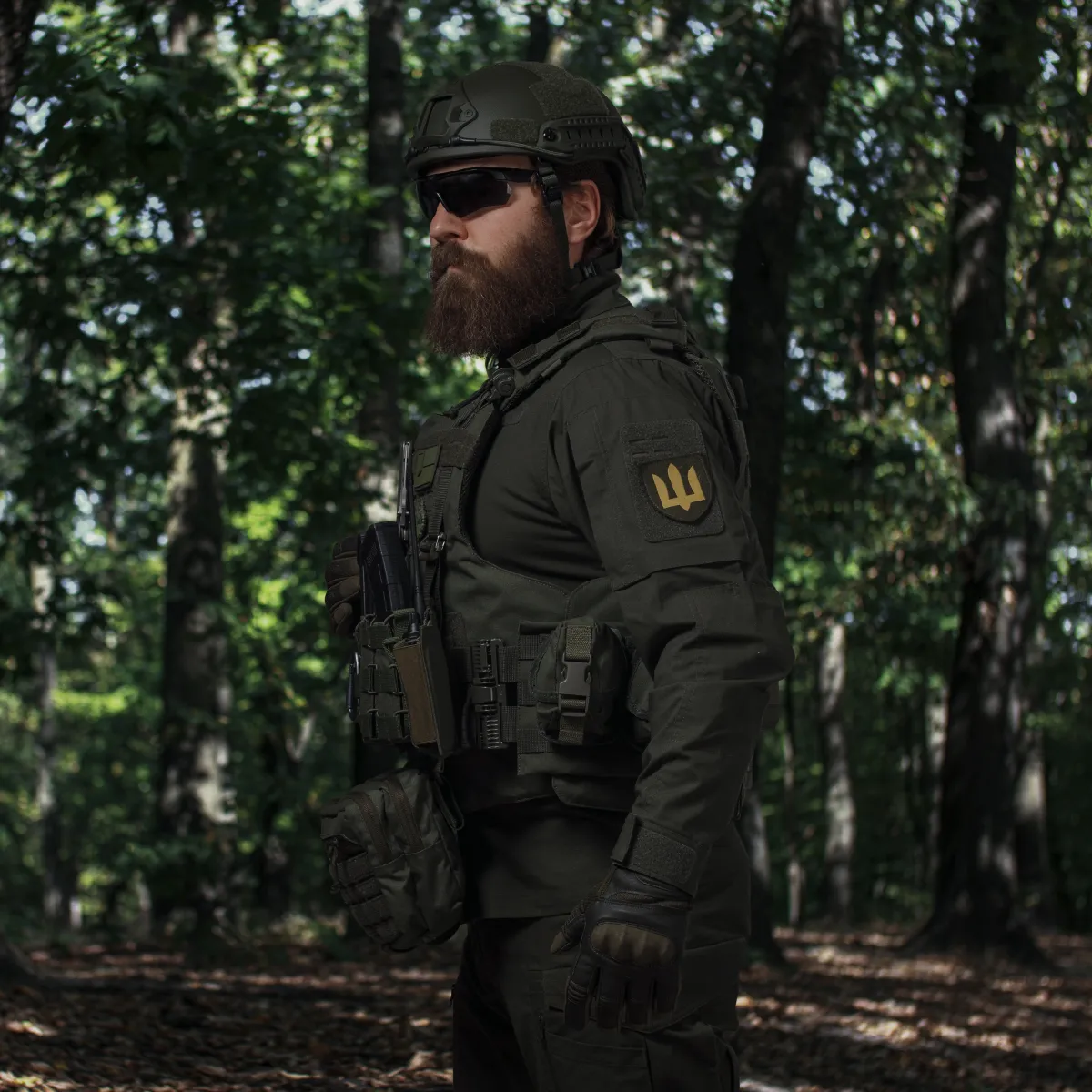 Підсумок під гранату. Кріплення Molle. Cordura 1000. Олива 7