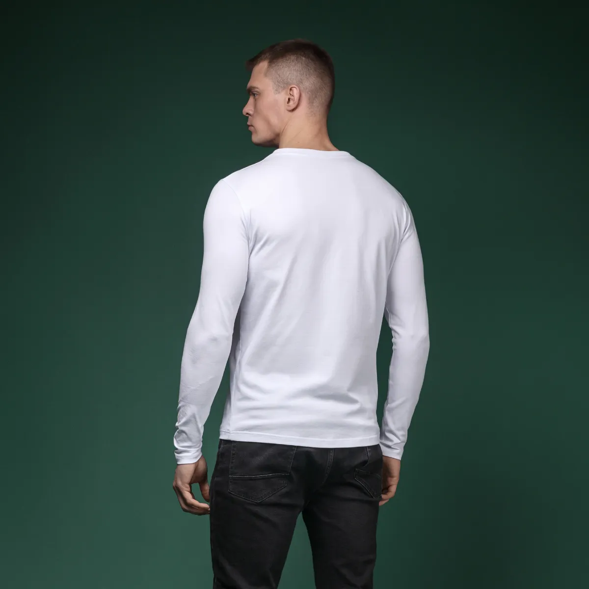 Кофта-лонгслів Ukrarmor Pulse Longsleeve. Cotton and Elastane. Білий 8