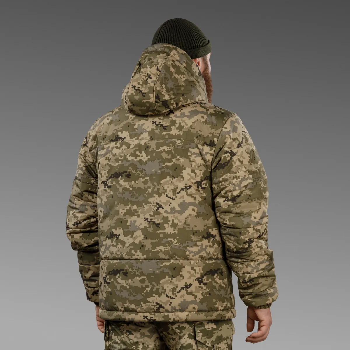 Куртка зимова North Wind (до -25°C). Утеплювач Termoloft. Піксель (мм-14) 6