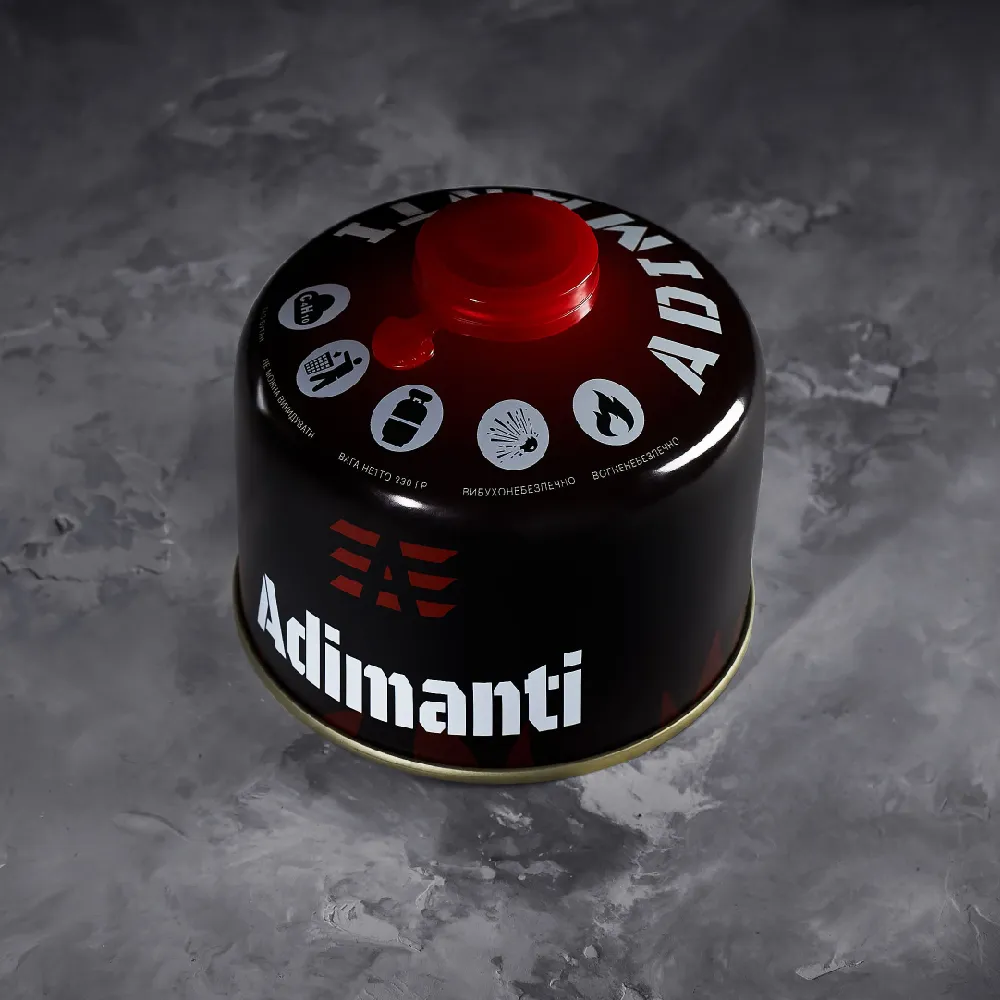 Газовий балон Adimanti, 230 г, на 460 мл. Червоний 3