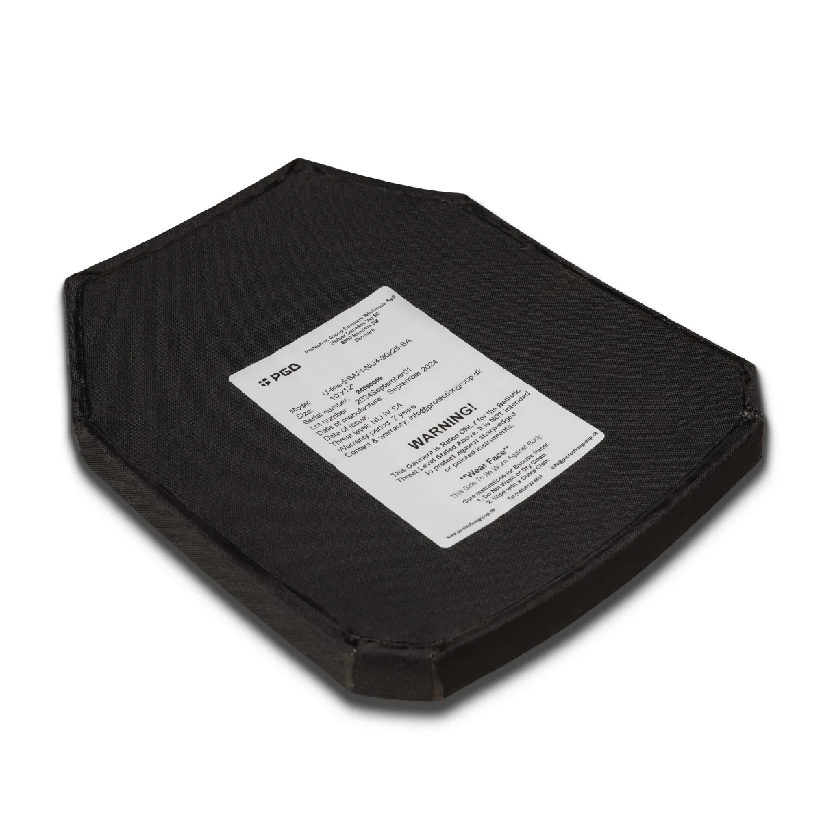 Керамічні бронеплити NIJ Level IV (ESAPI) PGD ​​U-line (комплект). Вага 5.9 кг. Розмір 25 × 30 см 10