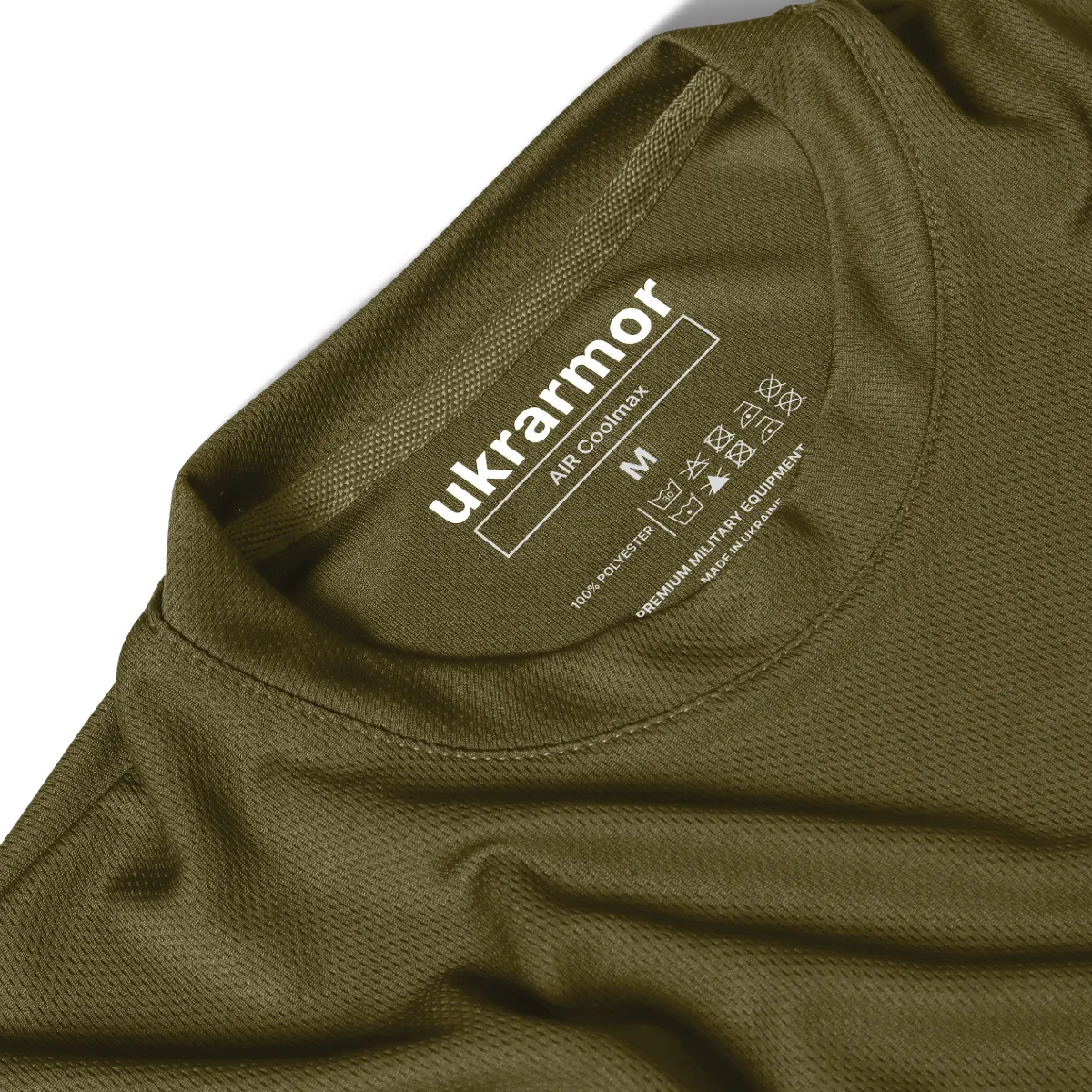 Комплект футболок (3 шт.) AIR Coolmax без логотипу. Легкі та добре відводять вологу. Олива 5