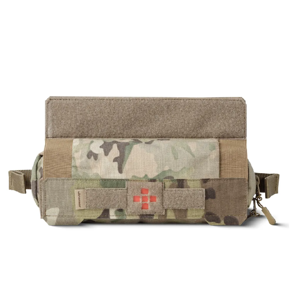Аптечка тактическая горизонтальная Slim MP, влагостойкая. Мультикам