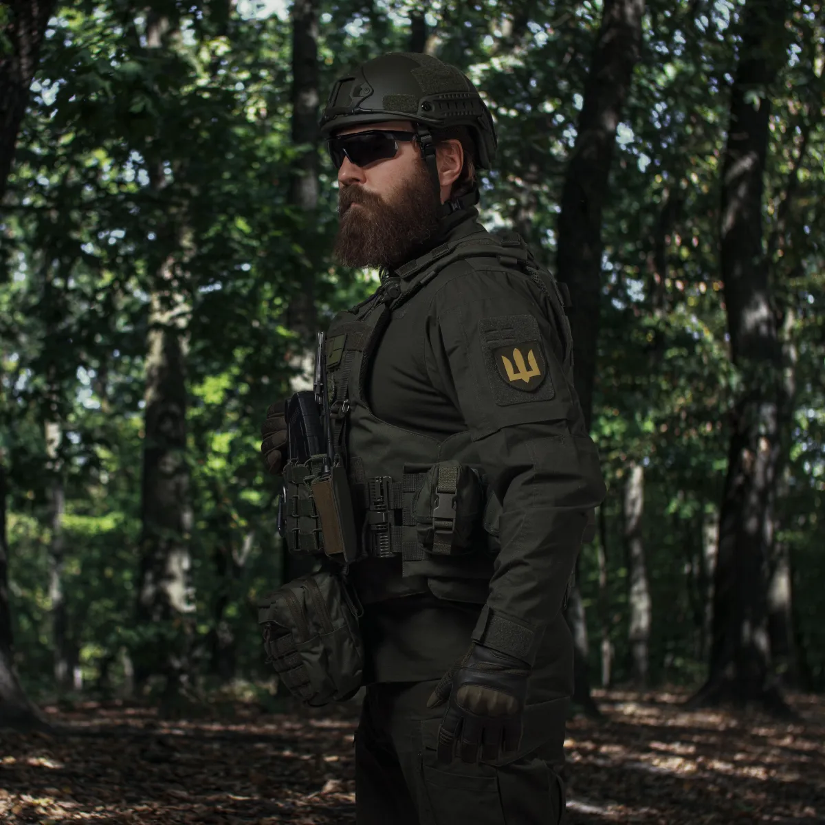 Сумка-напашник PRO. Розмір XL (19х26 см). Матеріал Cordura 1000. Олива 6