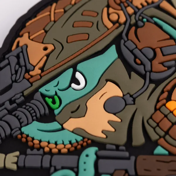 Патч (шеврон) «Восьминіг» від Brand Element. М’який ПВХ пластик 3