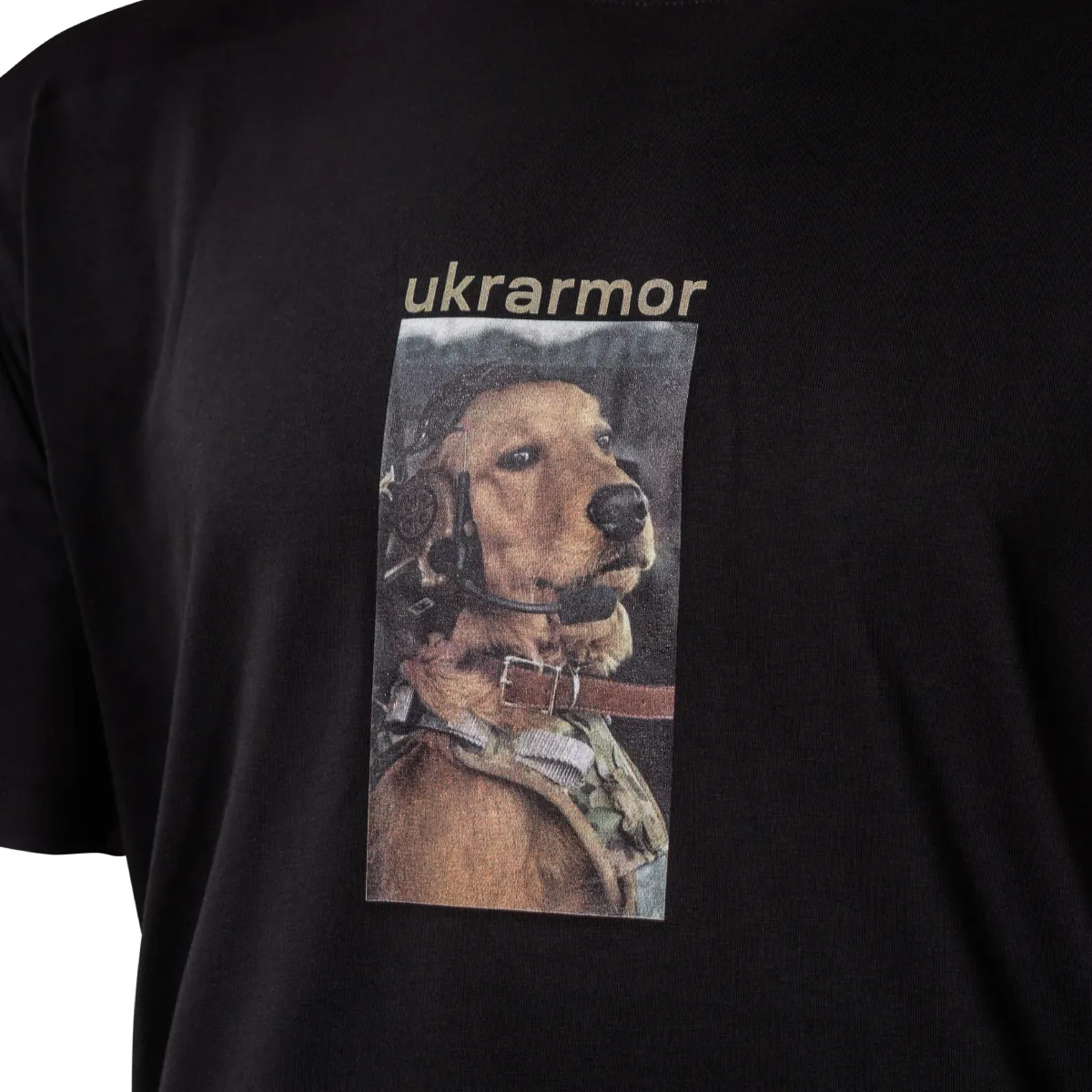 Футболка Basic Military T-Shirt. Battle Pup. Cotton/Elastane. Чорний 4