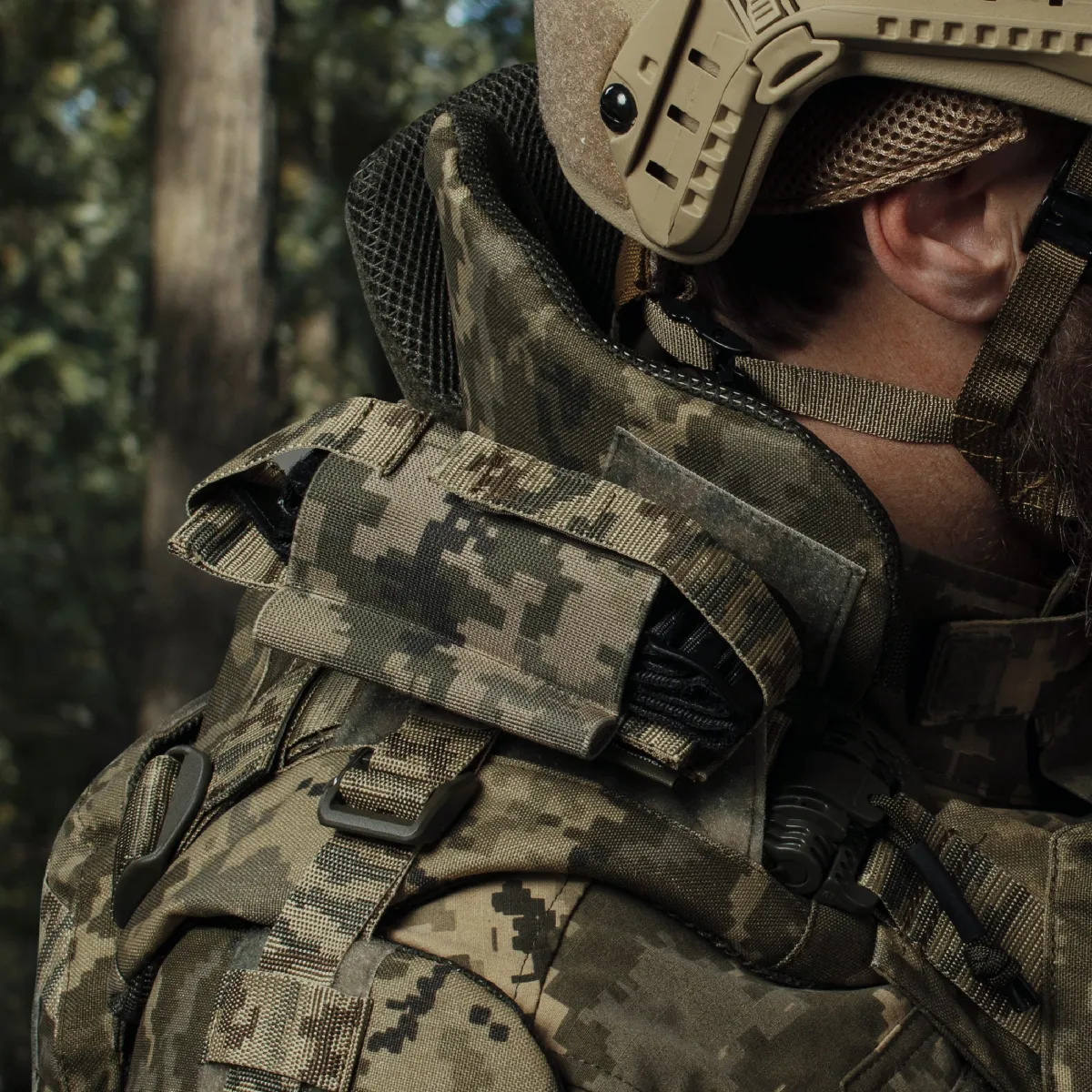 Підсумок для турнікета еластичний. Molle. Cordura 1000. Піксель (мм-14) 4