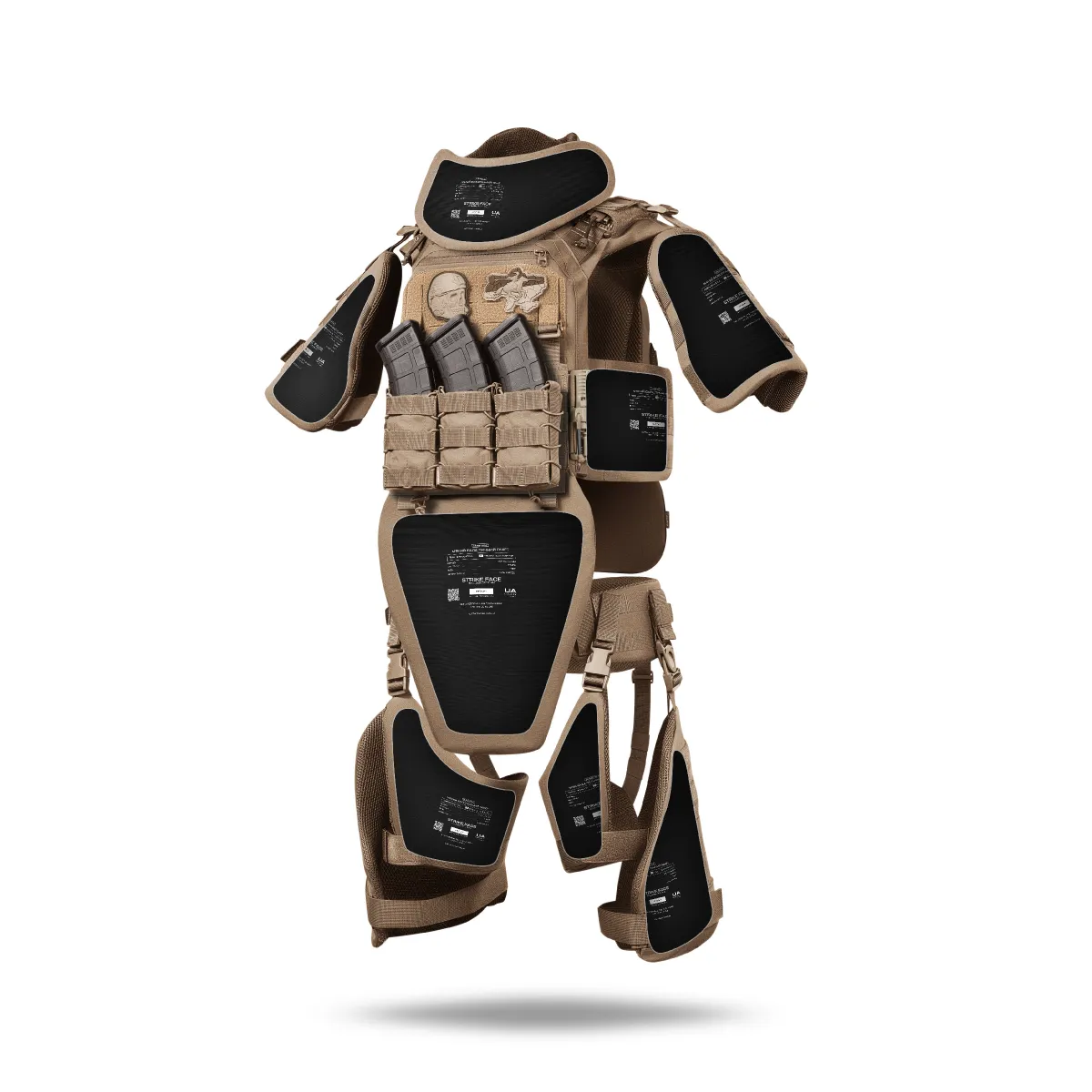 Протиуламковий фартух 2-го класу захисту (з балістичним пакетом). Розмір XL. Койот 7