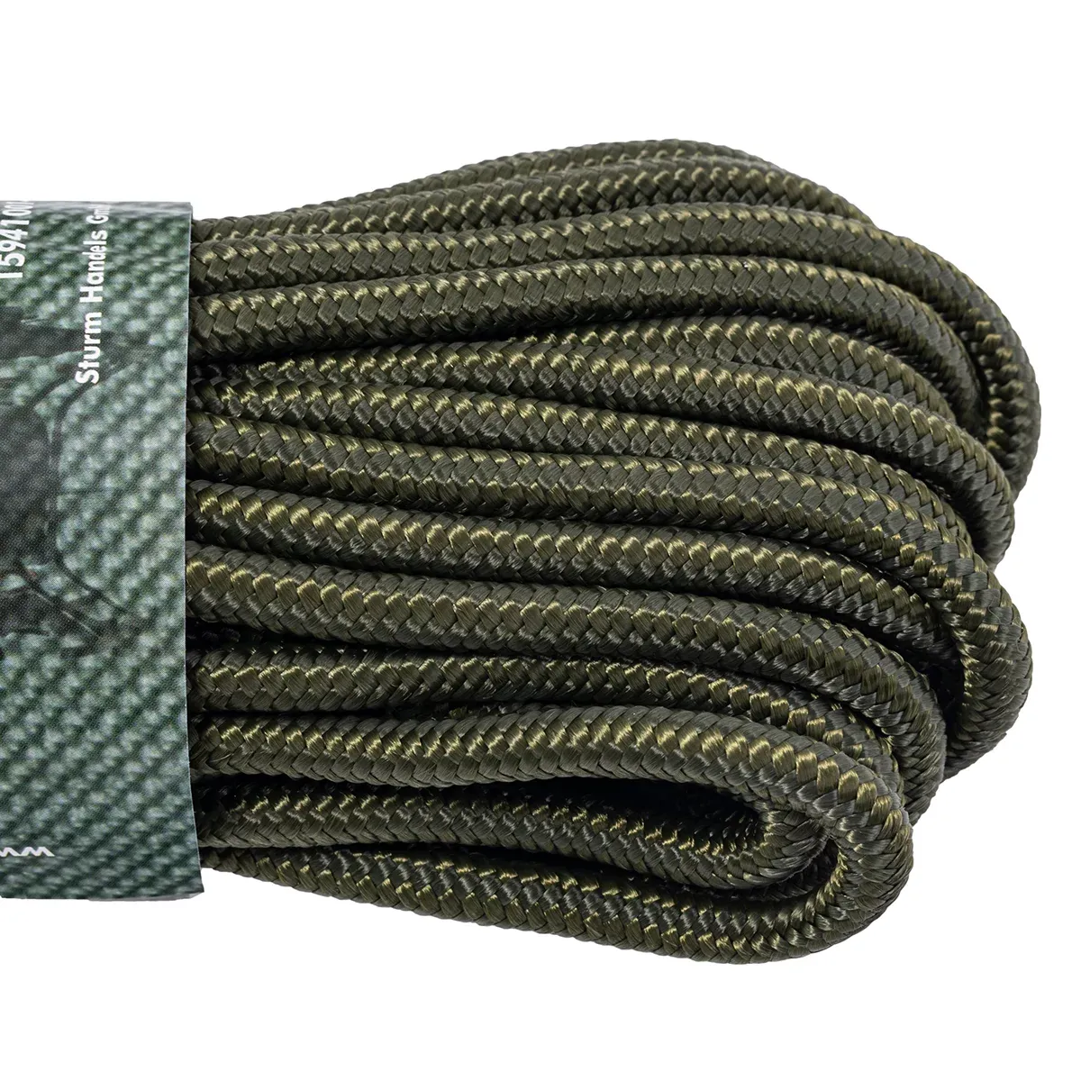 Мотузка MIL-TEC Commando Rope 15 м. Матеріал Поліпропілен. Олива 3