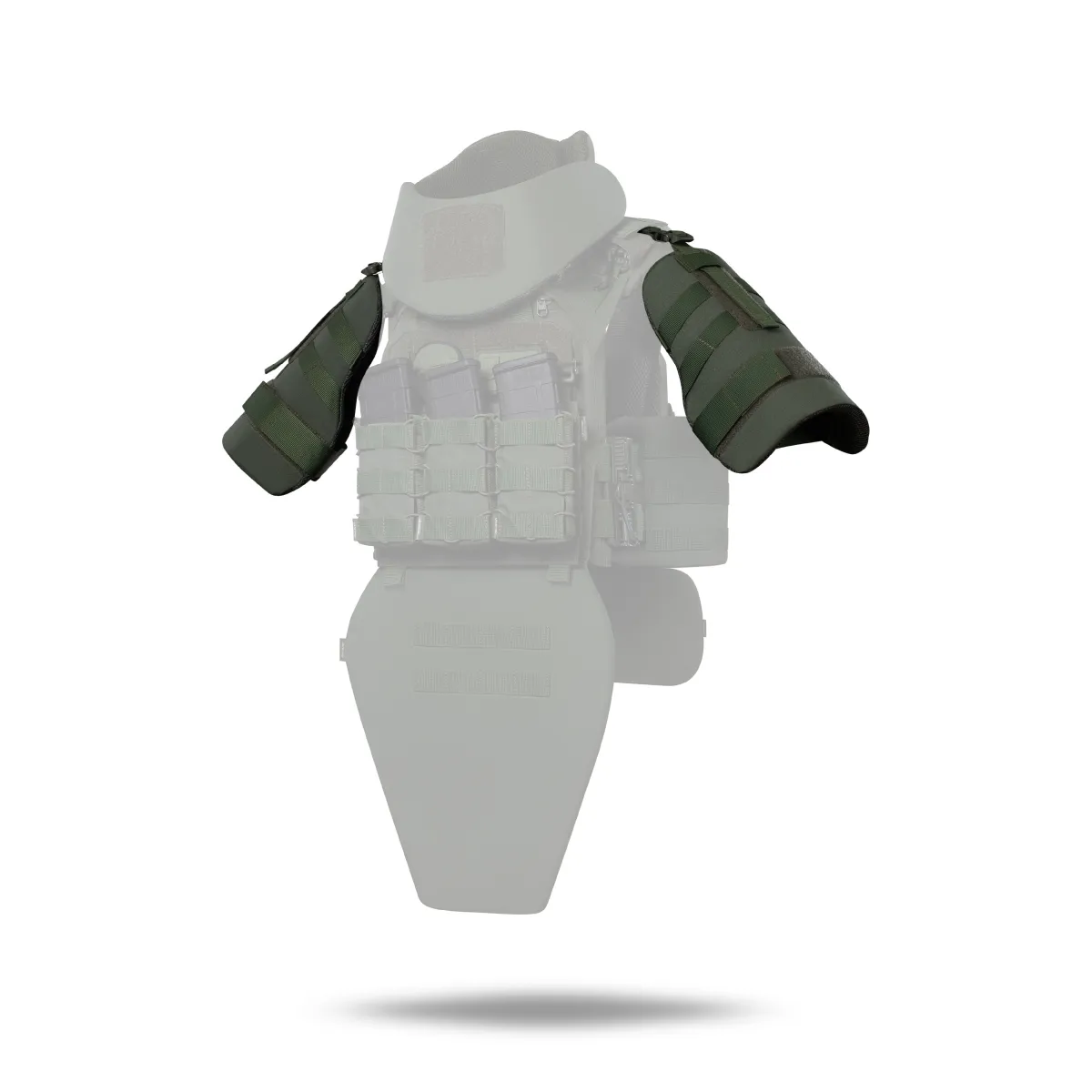 Плечовий захист з балістичними пакетами 2-го класу. STANAG 2920. Олива 5