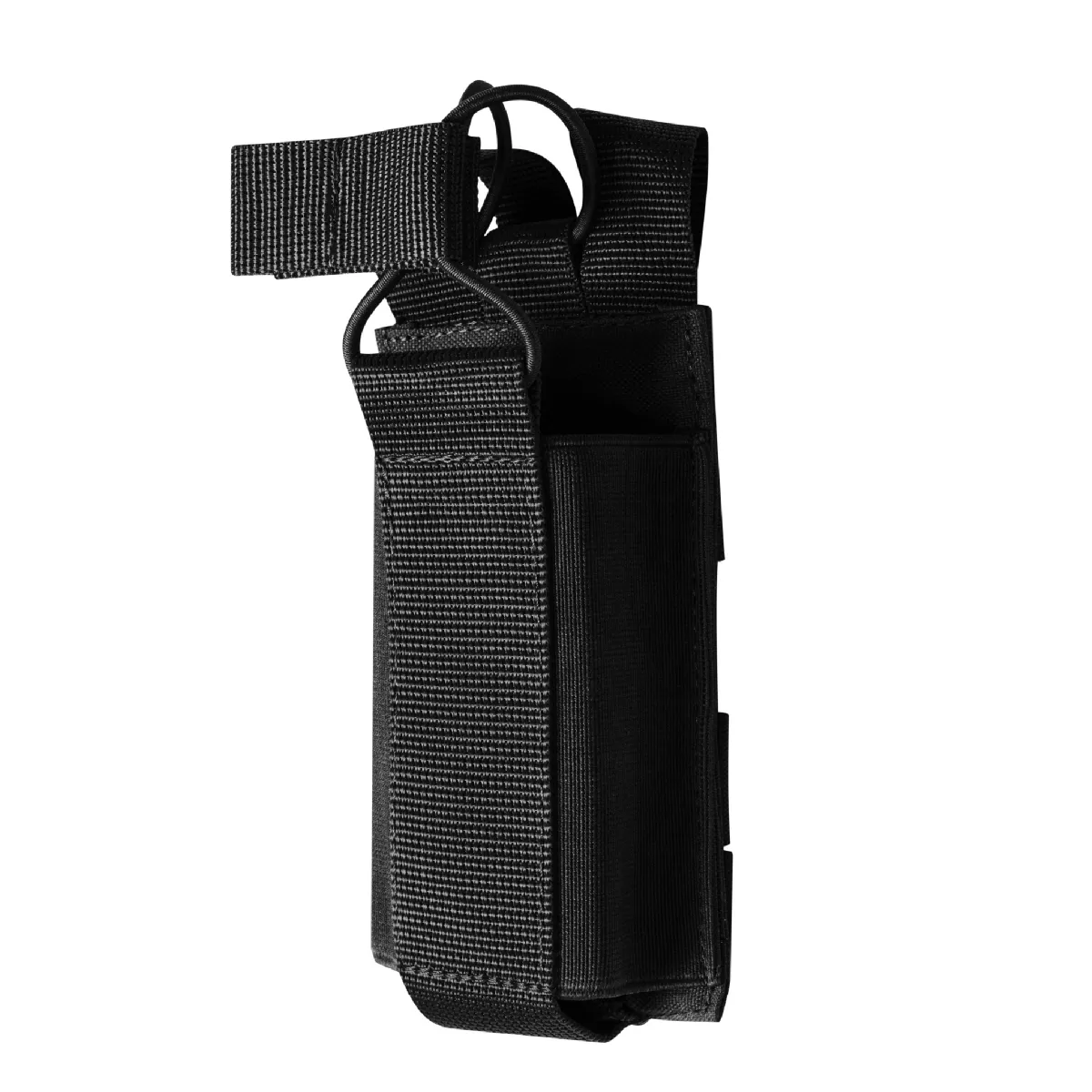 Одинарний еластичний підсумок під магазини АК/АR відкритого типу. Кріплення MOLLE. Чорний