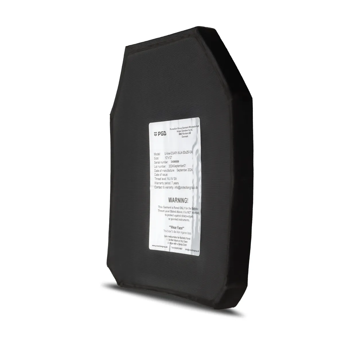 Керамічні бронеплити NIJ Level IV (ESAPI) PGD ​​U-line (комплект). Вага 5.9 кг. Розмір 25 × 30 см 6