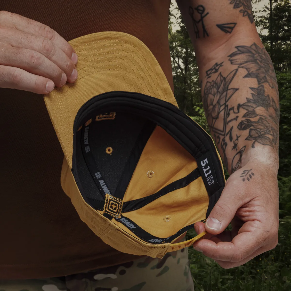 Кепка 5.11 Tactical® Legacy Scout Cap. Колір Жовтий / Old gold 5