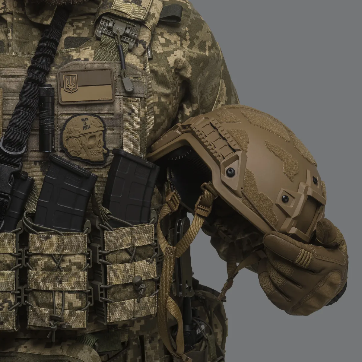 Кевларовий шолом ARCH Helmet (ECH) койот. Розмір XL 6