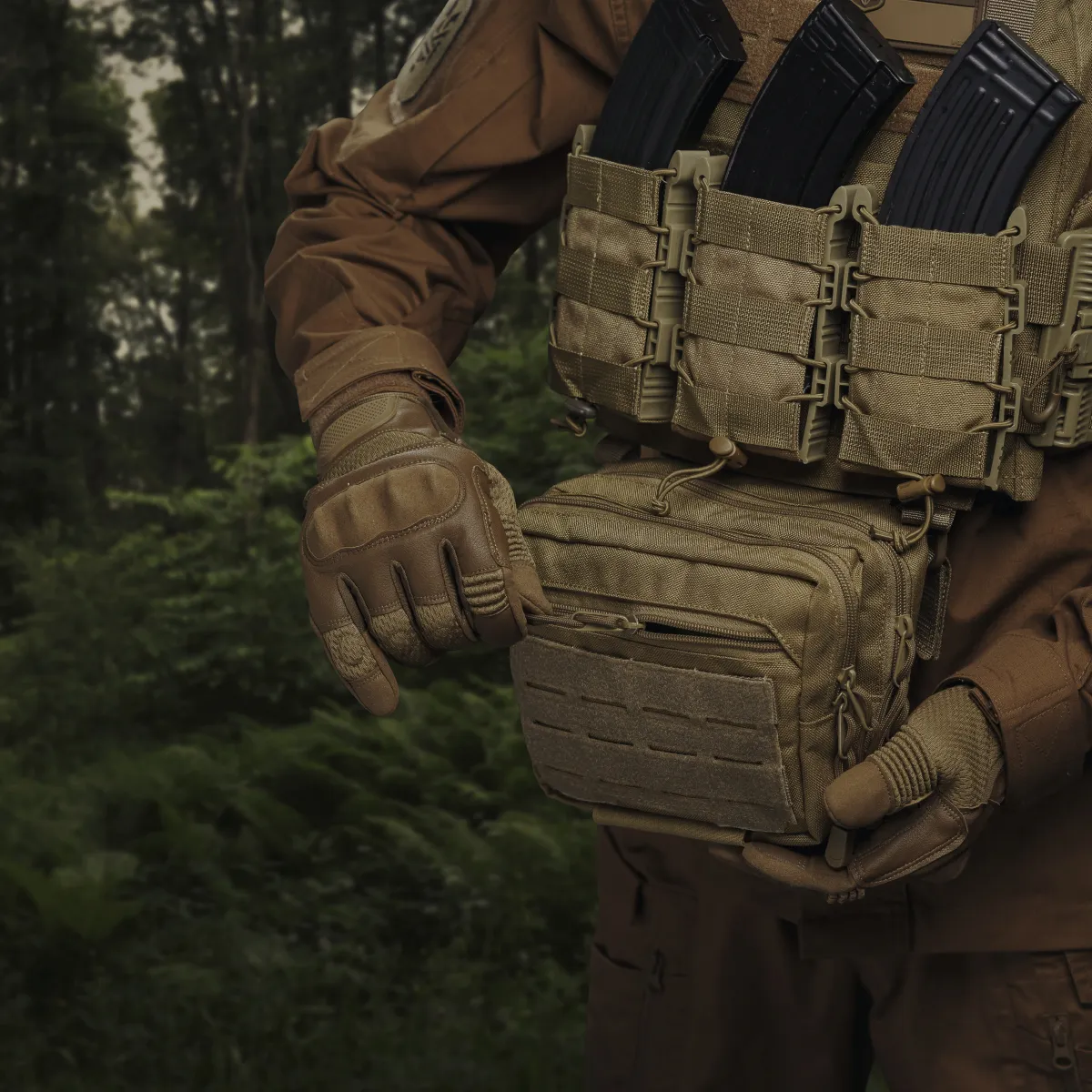 Сумка-напашник PRO. Розмір L (16х22 см). Матеріал Cordura 1000. Койот 6