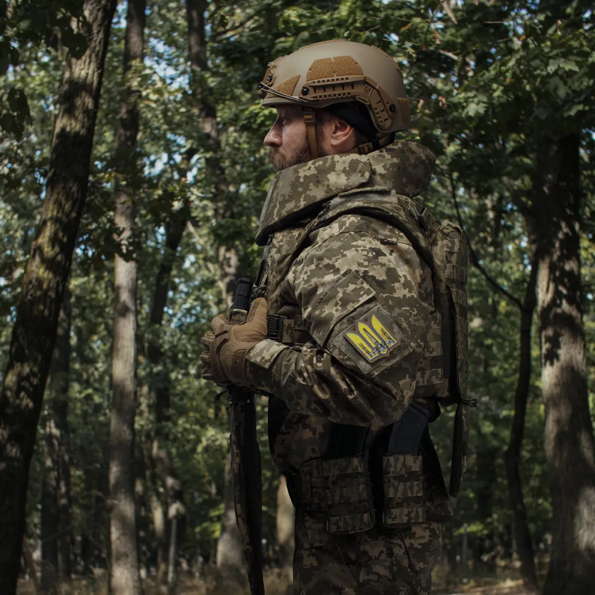 Балістичний захист шиї Gen 1 (та верхньої частини спини) 1-го класу. Піксель (мм-14) 11