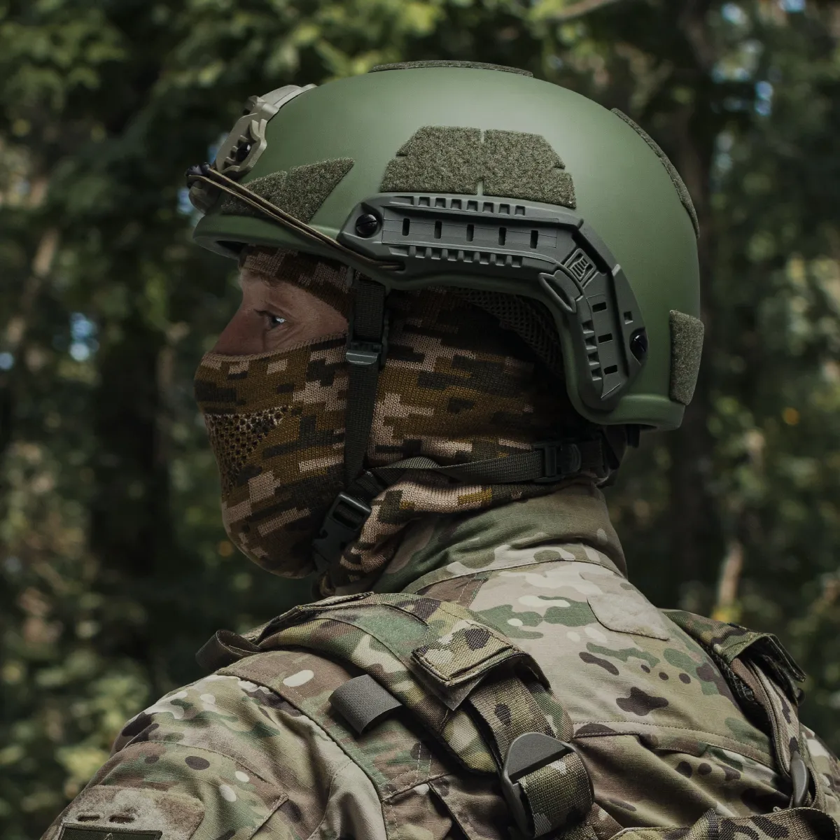 Балаклава тактична універсальна. Колір Піксель (мм-14). 6