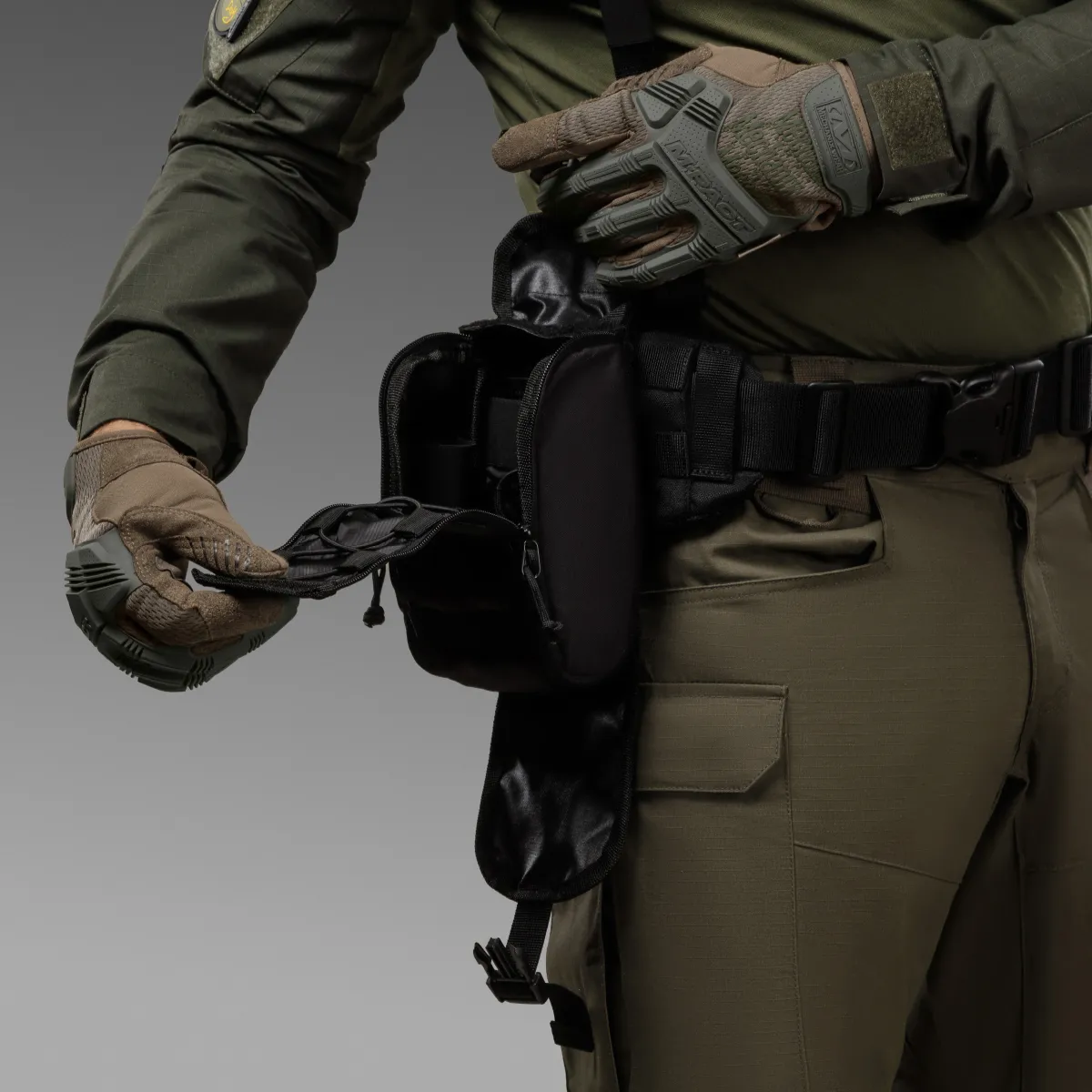 Підсумок-органайзер аптечка. Кріплення Molle. Cordura 500D. Чорний 4