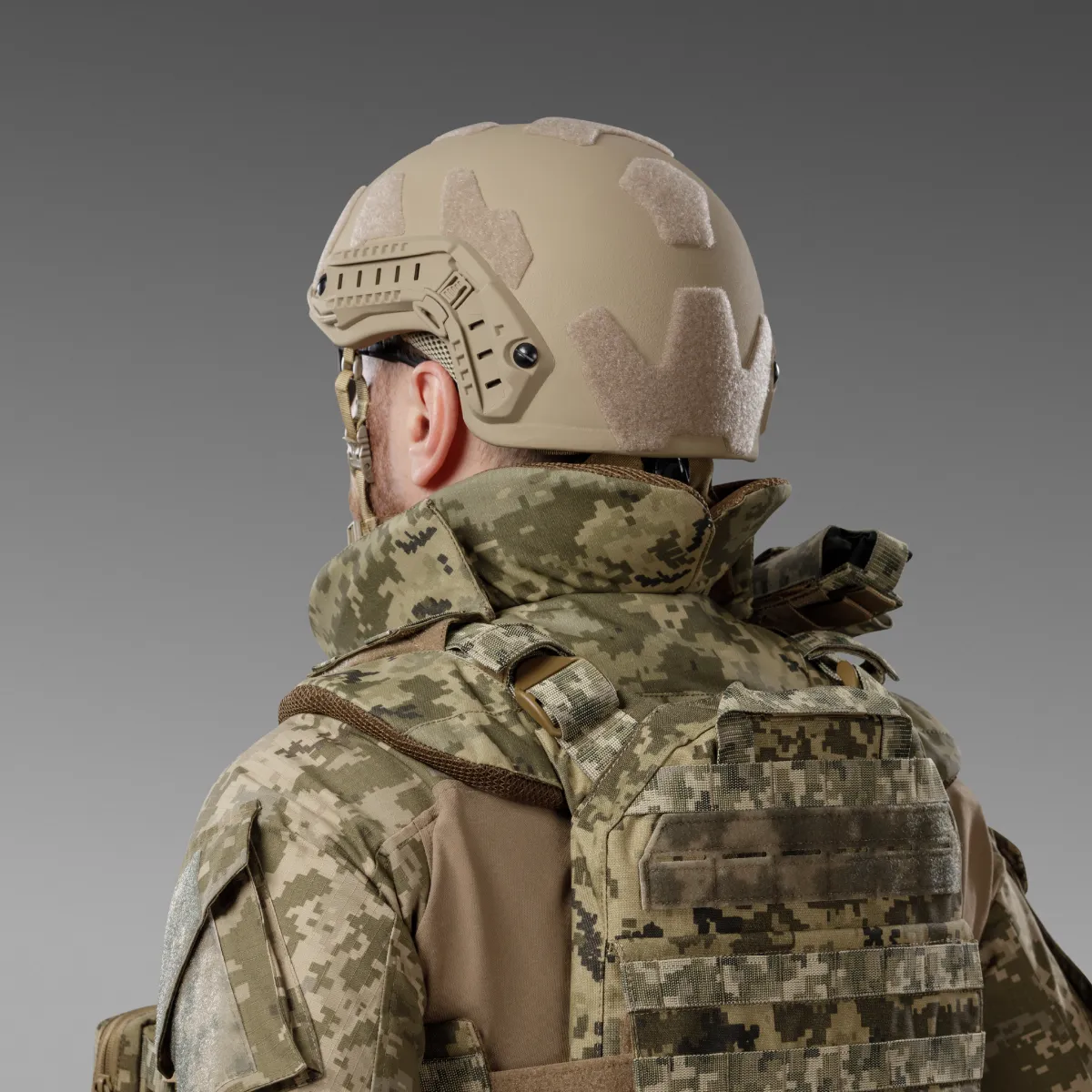 Балістичний захист шиї Gen 3 (та верхньої частини спини) 2-го класу. Піксель (мм-14) 5