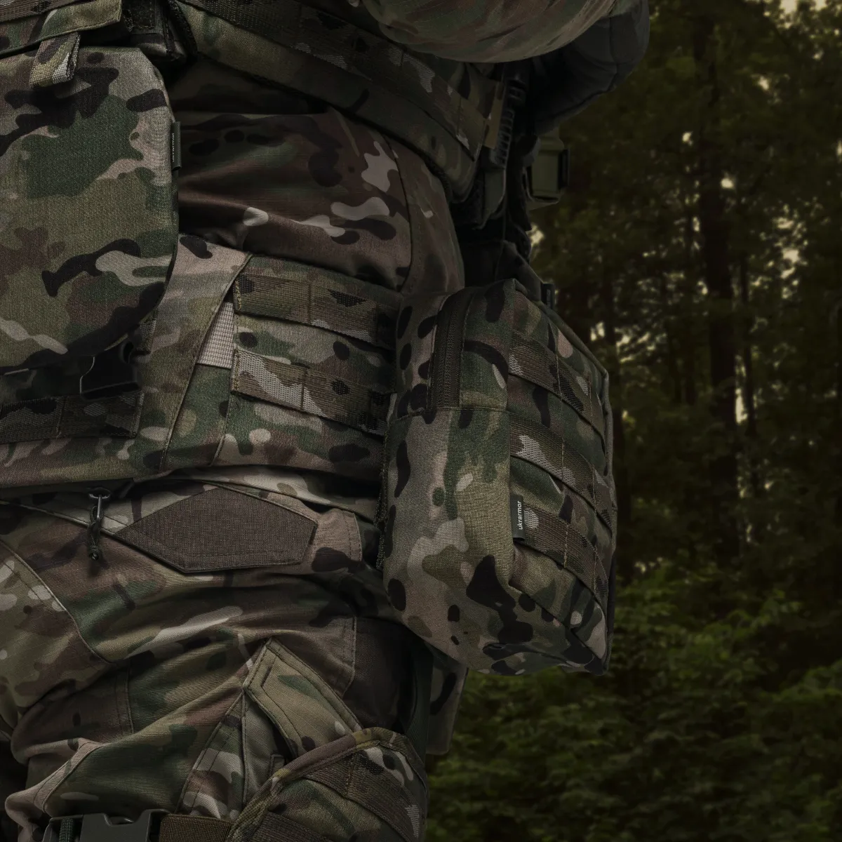 Підсумок утилітарний L. Кріплення Molle. Cordura 1000. Мультикам. 7