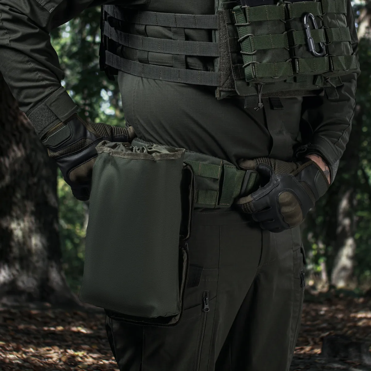 Сумка для скидання магазинів 2.0. Компактна. Кріпиться на MOLLE. Олива 4