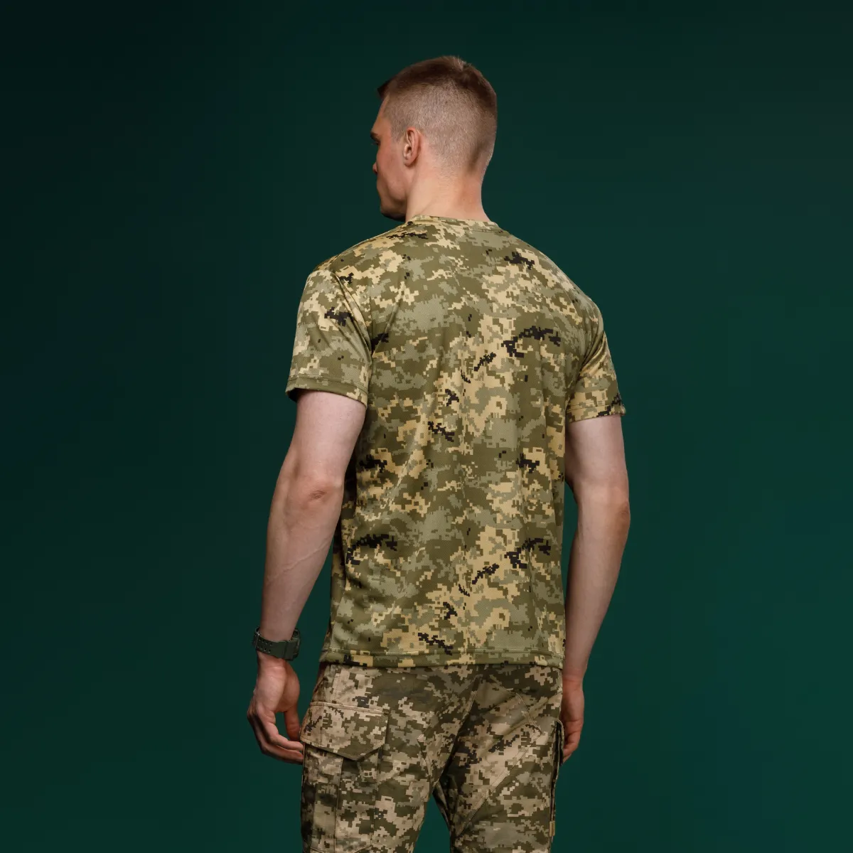 Футболка сітчаста AIR Coolmax. Легка та добре відводить вологу. Піксель (мм-14) 5