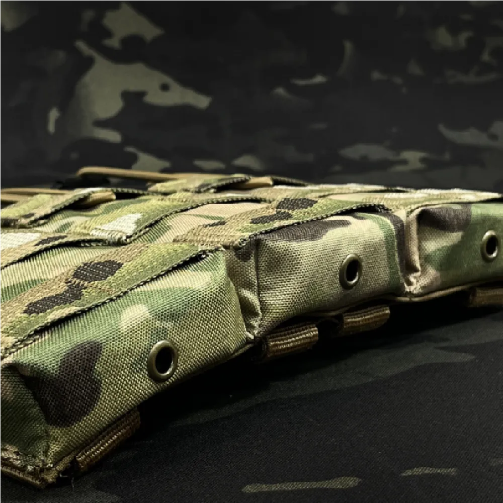 Тройной подсумок для магазинов АК-3 Gen.2. А.Т.А.А.К.А. Cordura 500D. Мультикам 3