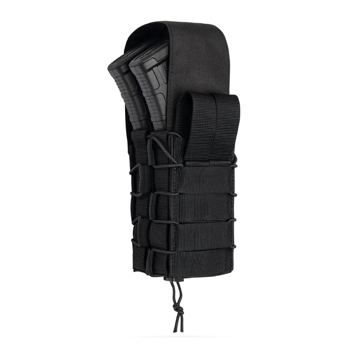 Подвійний закритий підсумок з клапаном під магазини АК/АR. Чорний 3