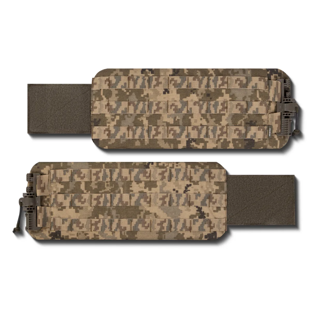Бокові камербанди XL з балістичними пакетами 30х15 см 1-го класу захисту. Піксель(мм-14)