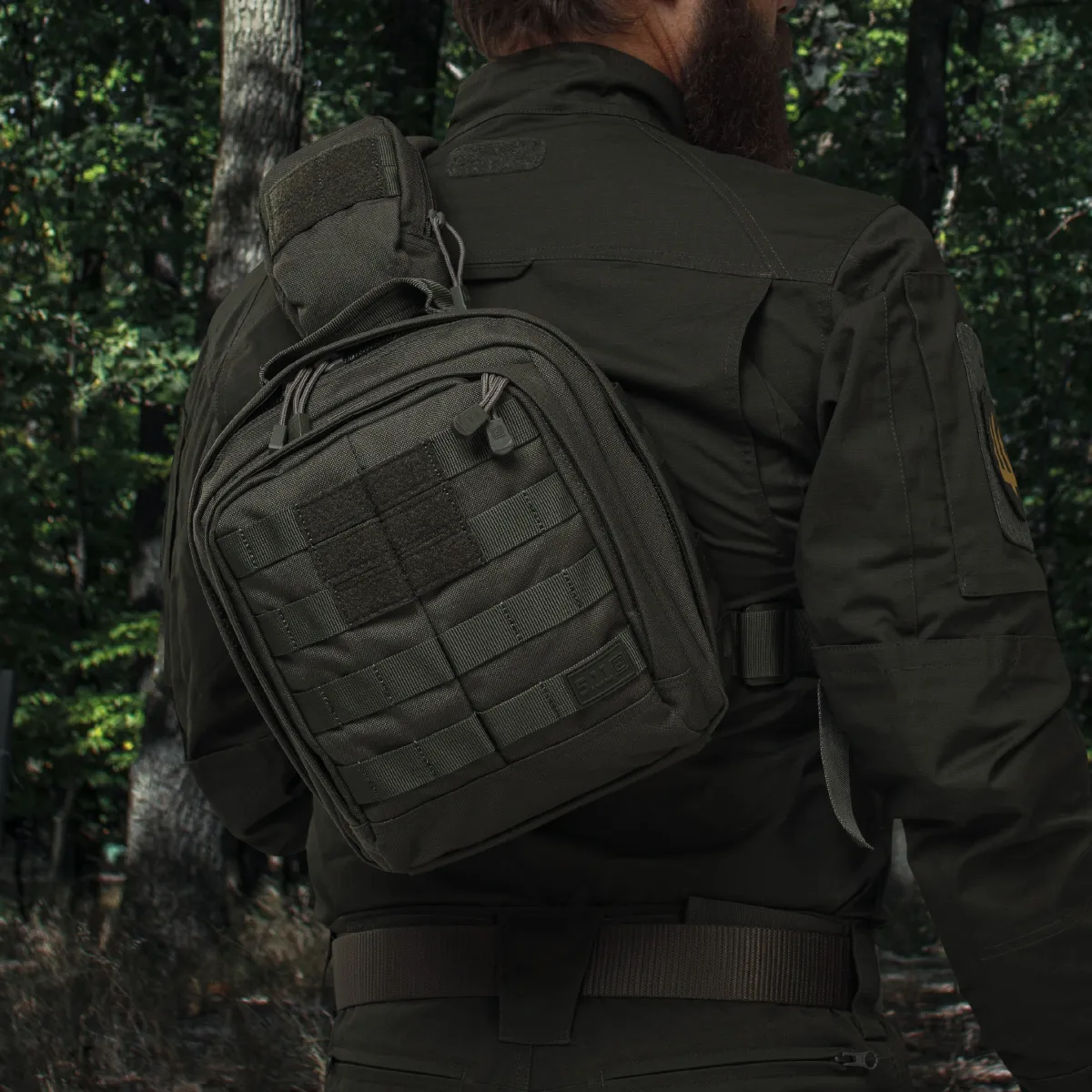 Тактична сумка-рюкзак 5.11 RUSH® MOAB™ 6. Однолямковий. Олива 3