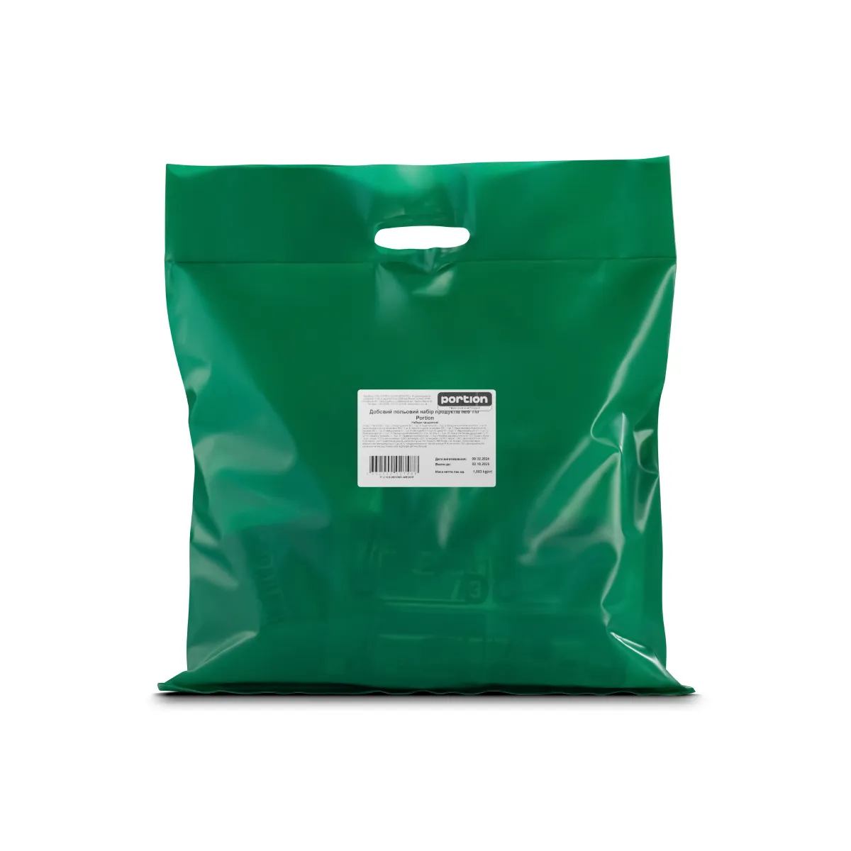 Добовий польовий набір продуктів (сухий пайок) по нормі №15 (ДПНП-Р), 1.8 кг, меню №5