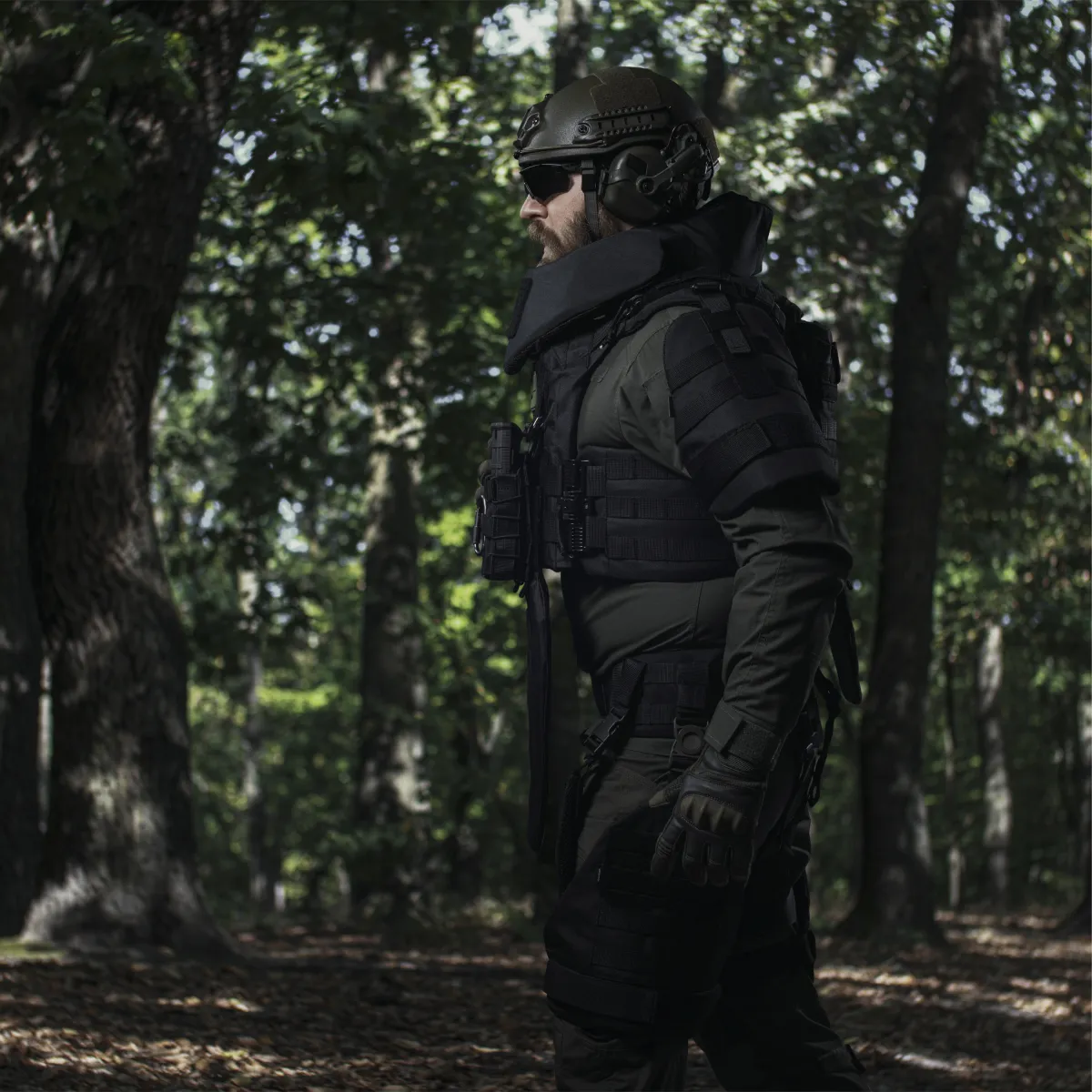 Бронекостюм TAG Pro Level II (Tactical Armored Gear). Класс защиты – 2. Черный 15