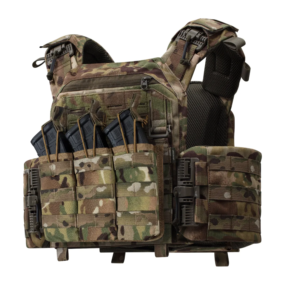 Потрійний підсумок під магазини АК/АR. Cordura 1000. Molle. Мультикам 8