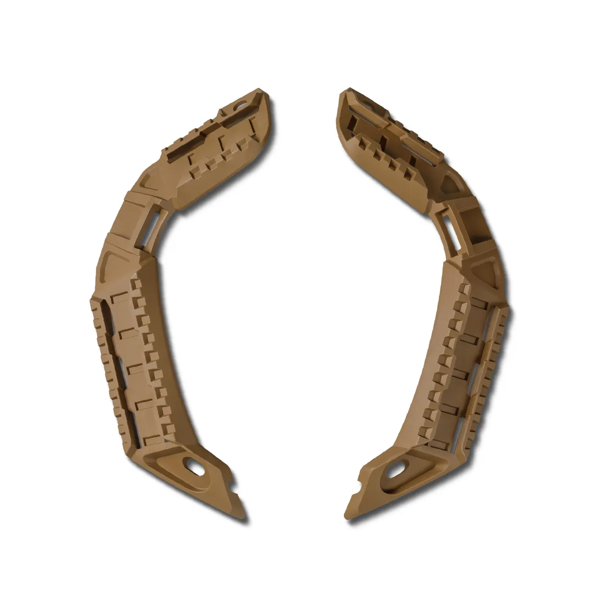 Комплект бічних рейок на шолом ARCH, 20.6 х 4 см. Койот 4