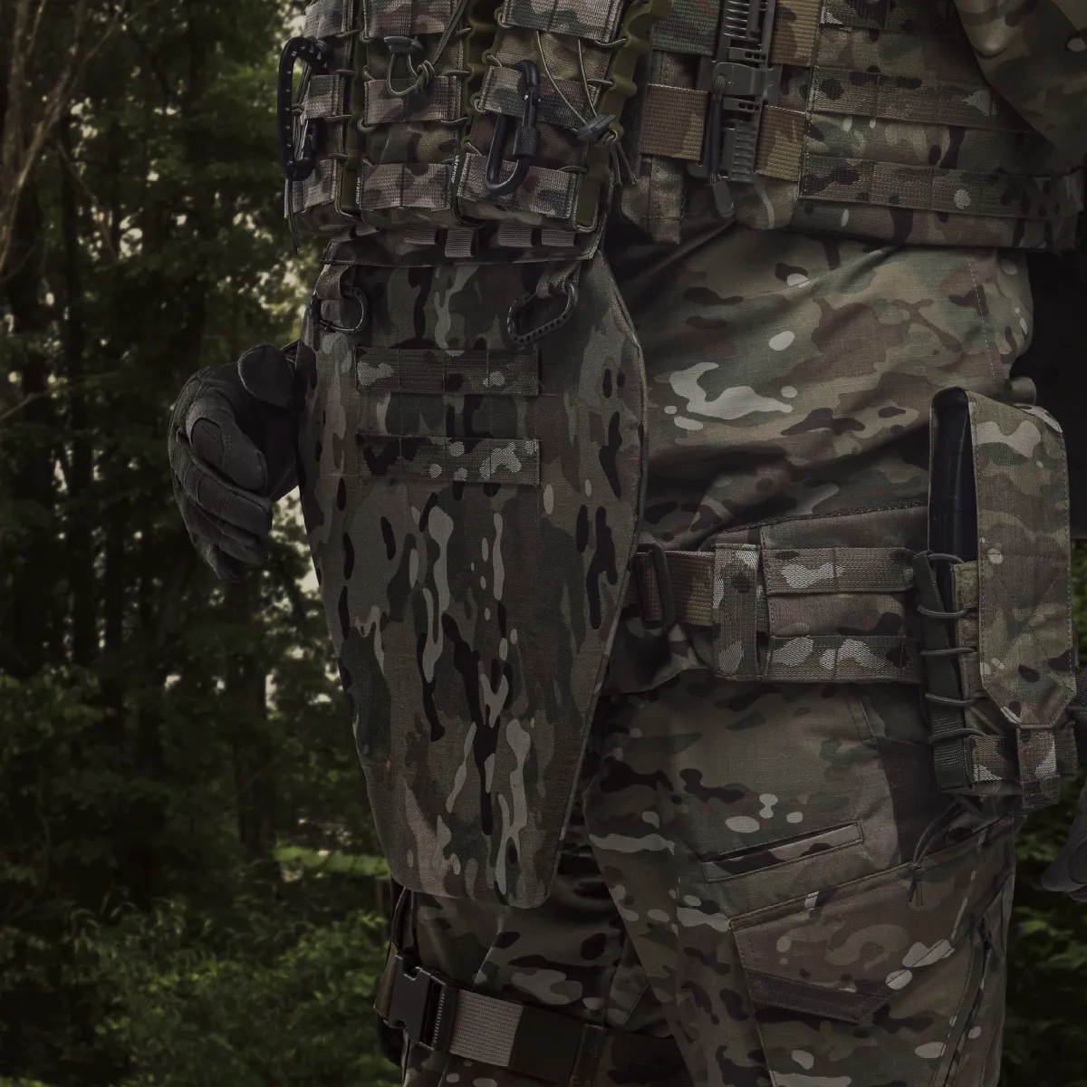 Протиуламковий фартух 2-го класу захисту (з балістичним пакетом). Розмір XL. Мультикам 8