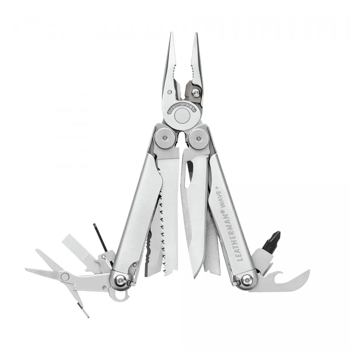 Мультитул Leatherman® (США) Wawe Plus на 17 інструментів з нержавіючої сталі, нейлоновий чохол.