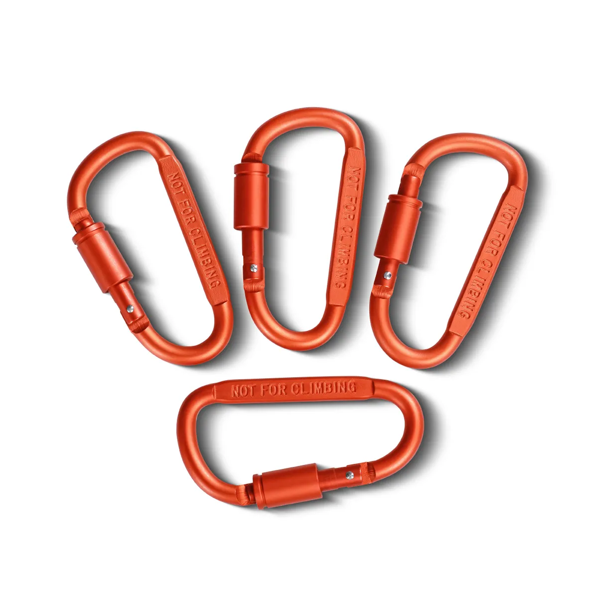 Карабін тактичний універсальний, 80 мм. Сталевий.  Колір Помаранчевий 2